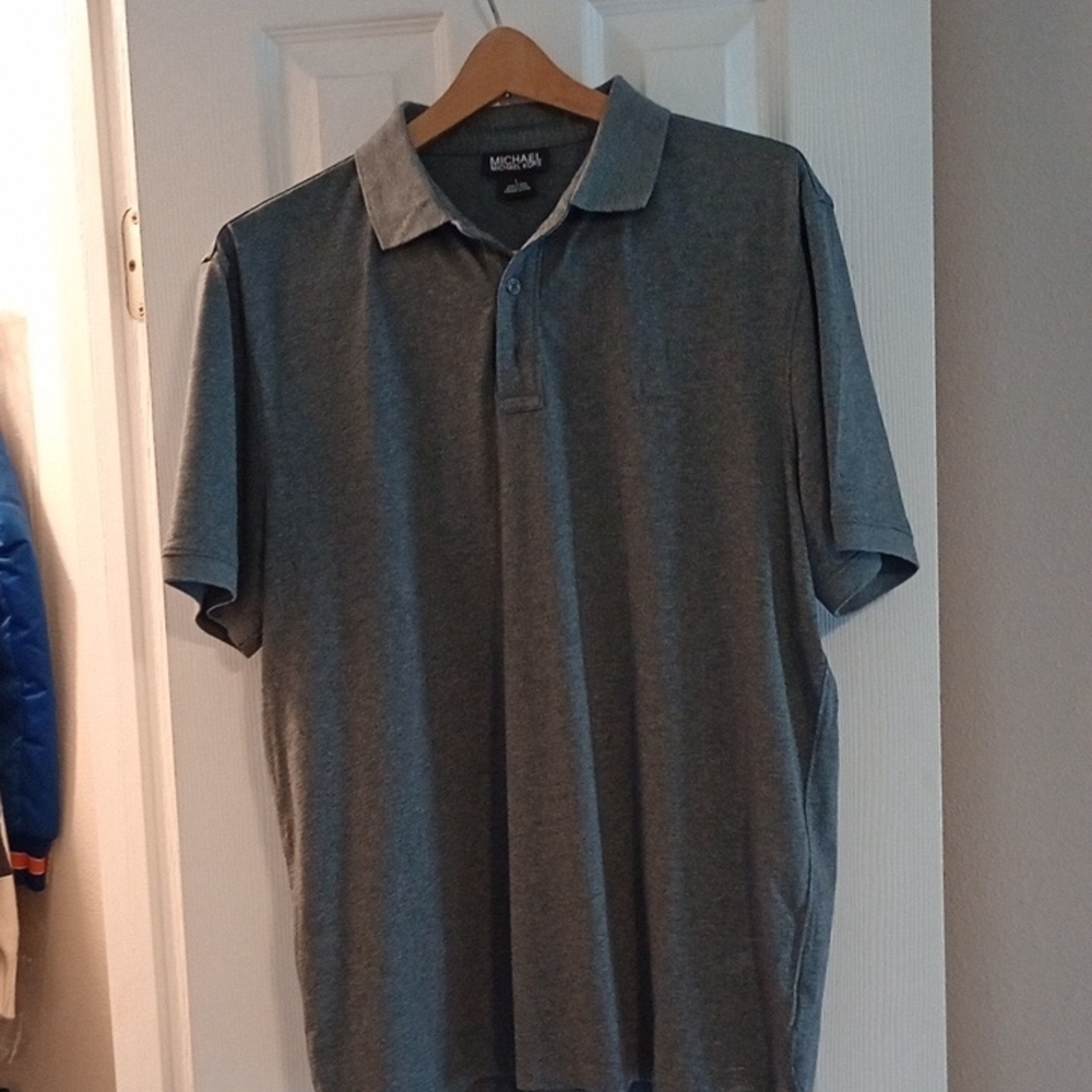 MICHAEL Michael Kors Gray Polo Shirt Classic Design